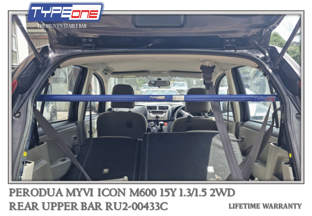 Rear Upper Bar Perodua Myvi Icon M600 15YRU2-00433C - TypeOne