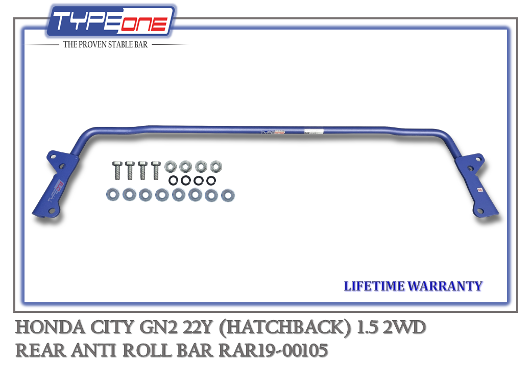 2- Rear Anti Roll Bar - Honda City GN2 22Y (BLUE) (BAR)