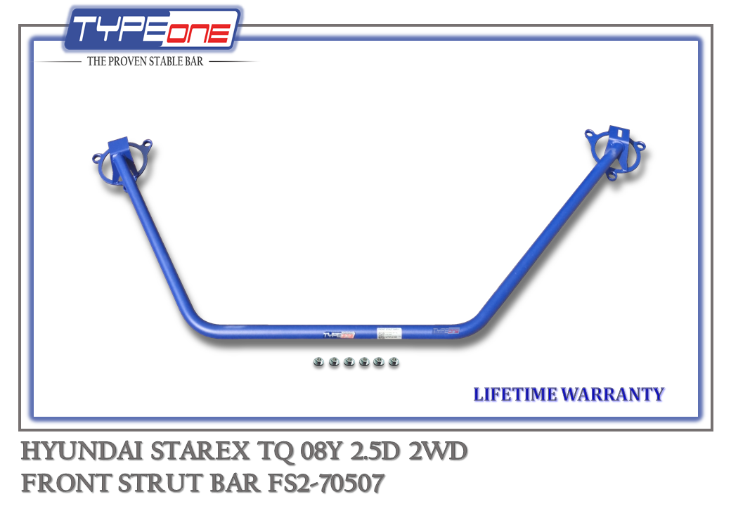 1- Front Strut Bar - Hyundai Starex 08Y (BLUE) (BAR)