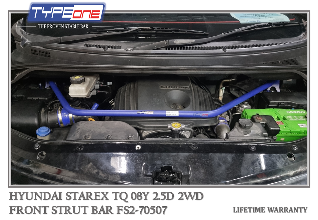 1- Front Strut Bar - Hyundai Starex 08Y (BLUE)