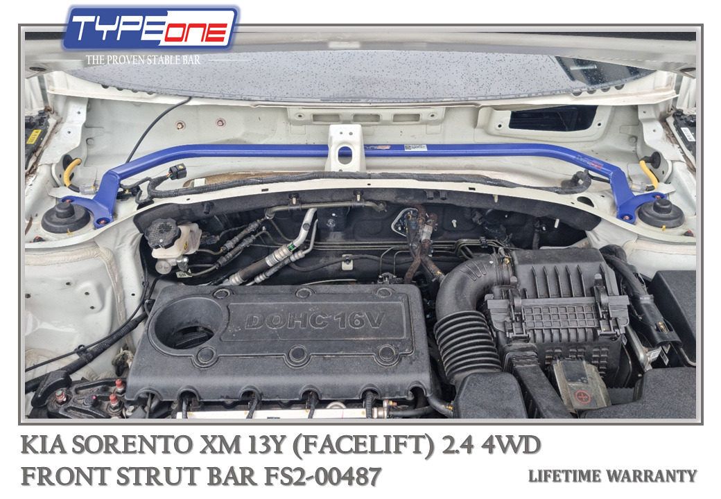 1- Front Strut Bar - Kia Sorento 13Y (BLUE)