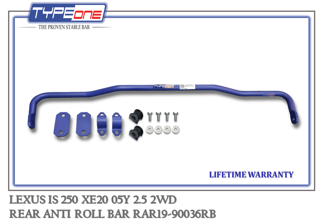 2- Rear Anti Roll Bar - Lexus IS 250 05Y (BLUE) (BAR)