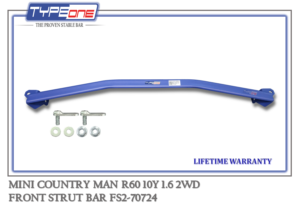 1- Front Strut Bar - Mini Country Man 10Y (BLUE) (BAR)