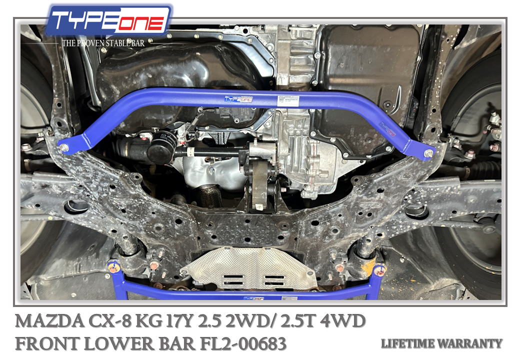 3- Front Lower Bar (00683) - Mazda CX-8 17Y (BLUE)