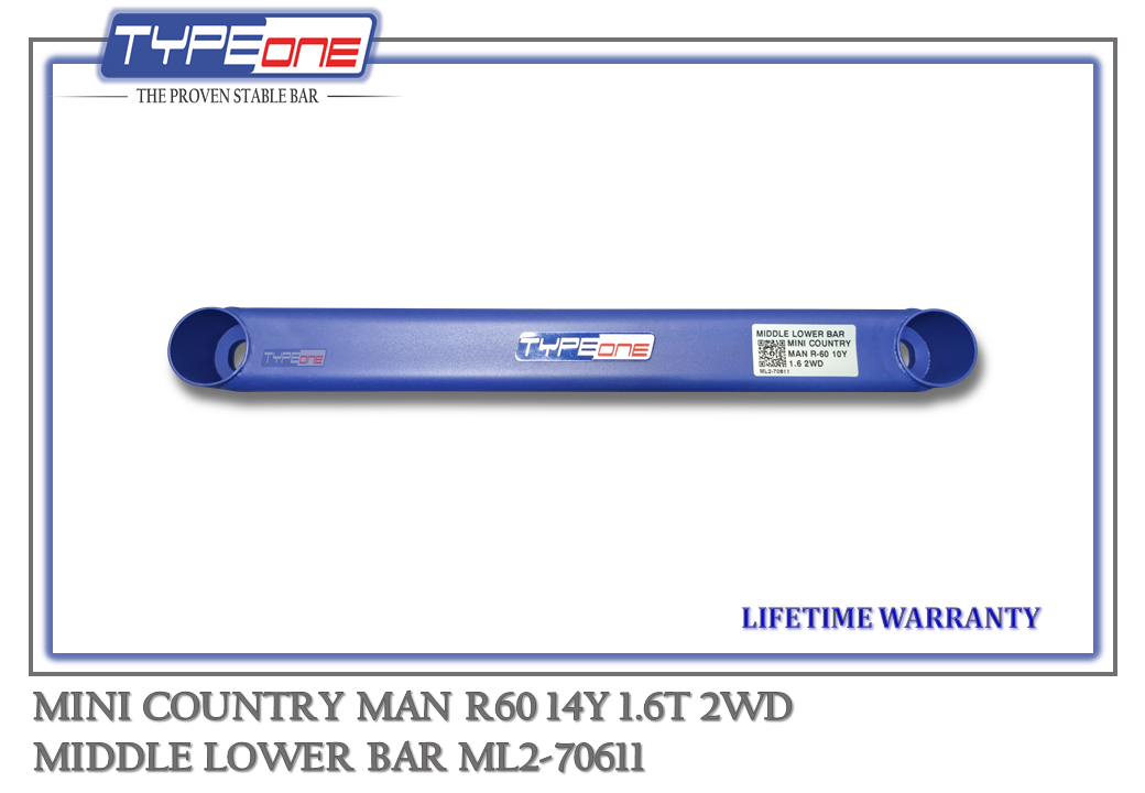 4- Middle Lower Bar (70611) - Mini Country Man 14Y (BLUE) (BAR)