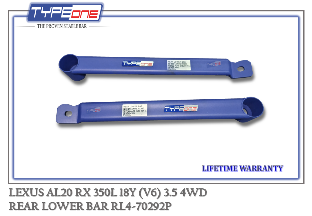 5- Rear Lower Bar (70292P) - Lexus RX 350L 18Y (BAR)
