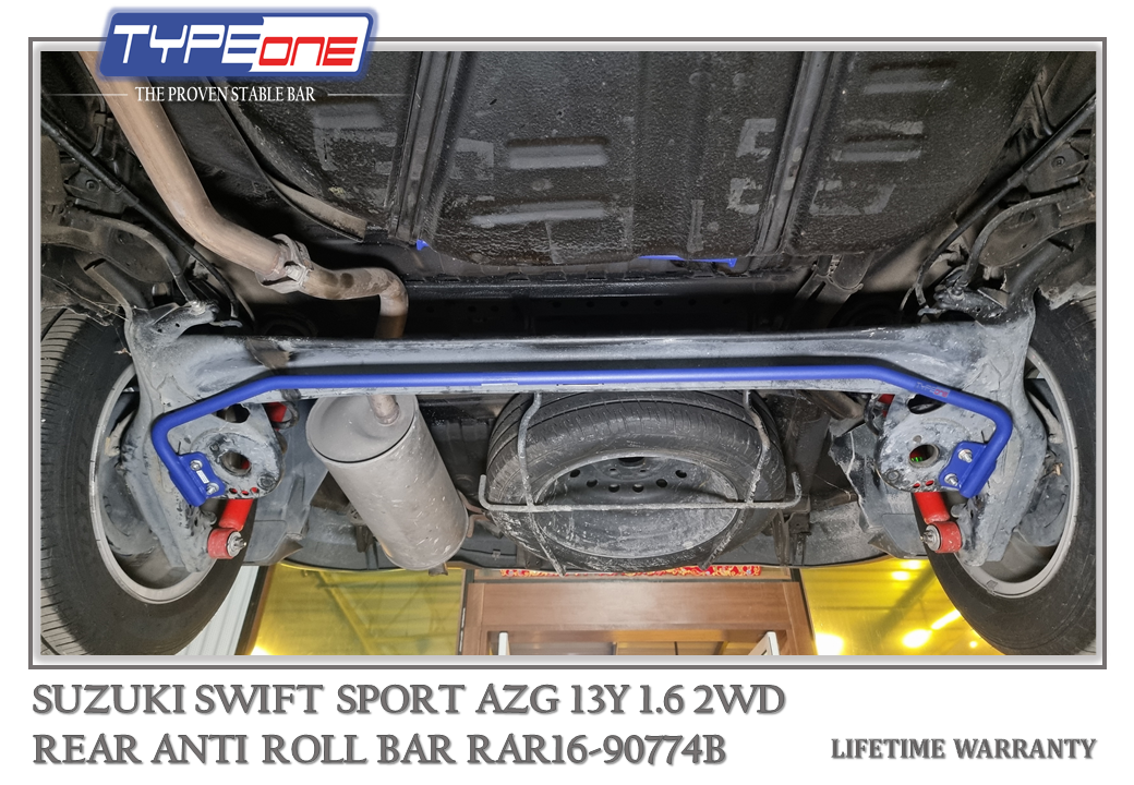 2- Rear Anti Roll Bar - Suzuki Swift Sport 13Y (BLUE)
