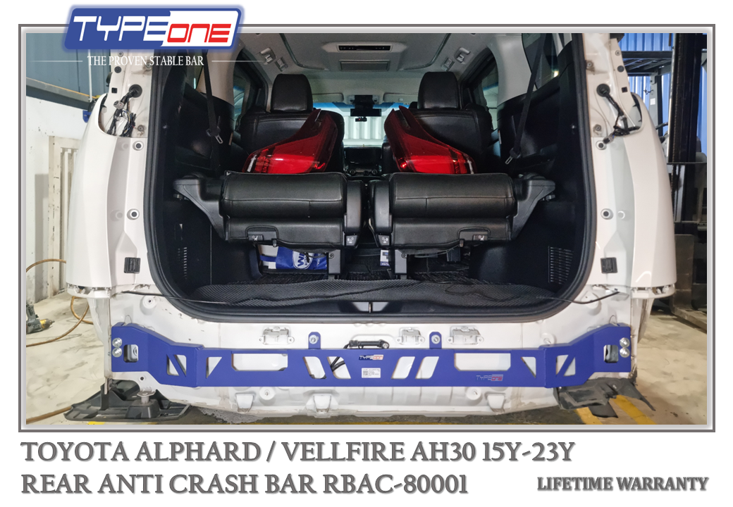 12- Rear Anti Crash - Toyota Alphard & Vellfire 15Y