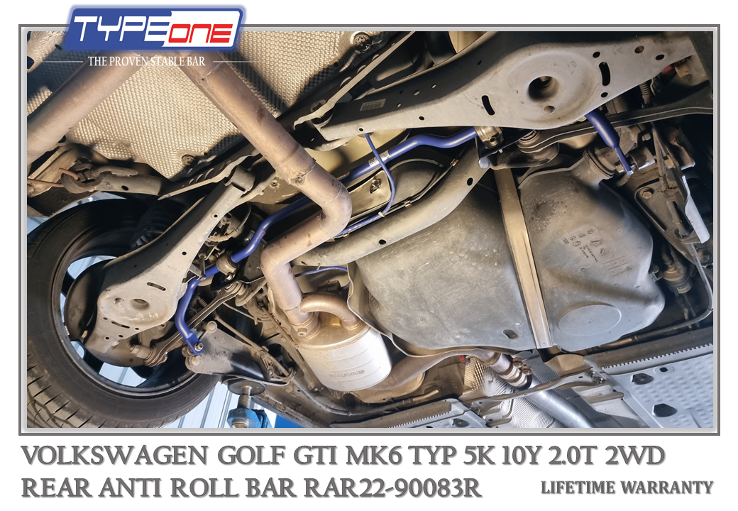 2- Rear Anti Roll Bar - Volkswagen Golf GTI MK6 10Y (BLUE)