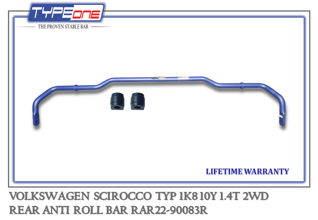 2- Rear Anti Roll Bar - Volkswagen Scirocco 10Y (BLUE) (BAR)