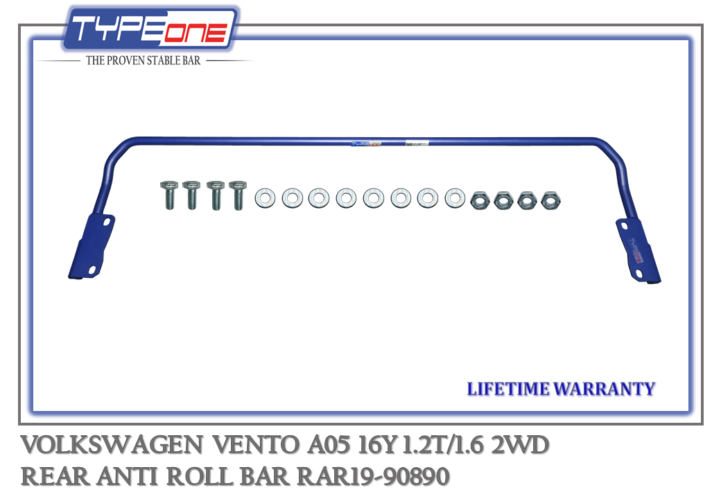 2- Rear Anti Roll Bar - Volkswagen Vento 16Y (BLUE) (BAR)