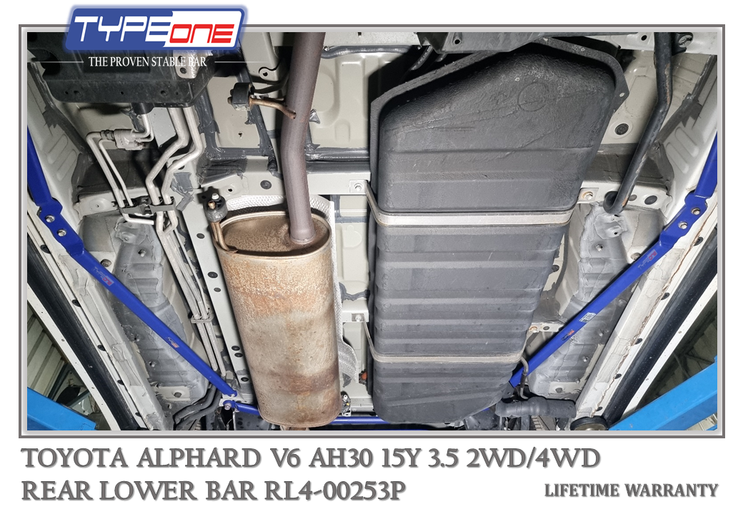 5- Rear Lower Bar (00253P) - Toyota Alphard V6 15Y (BLUE)